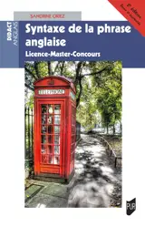 Syntaxe de la phrase anglaise - 2e édition
