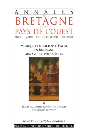 ABPO 131-2024/2  Musique et musiciens d’Église en Bretagne (XVIIe-XVIIIe siècles)