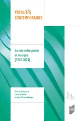 Vocalités contemporaines