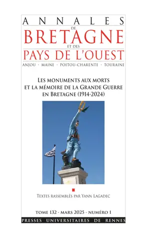 ABPO 132-2025/1 Les monuments aux morts et la mémoire de la Grande Guerre en Bretagne (1914-2024)