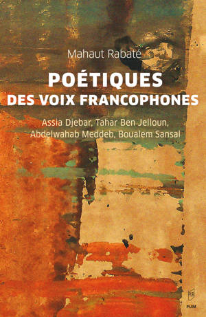 Poétiques des voix francophones