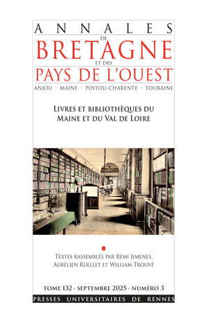 ABPO 132-2025/3 Livres et bibliothèques du Maine et du Val de Loire