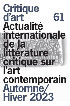 Critique d'art 61