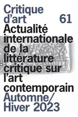 Critique d'art 61