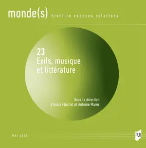 Mondes 23 - Exils, musique et littérature