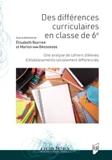 Des différences curriculaires en classe de 6e