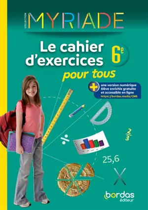 Le cahier d'exercices pour tous, 6e