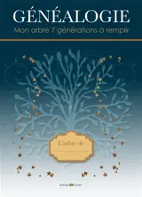 Généalogie : mon arbre 7 générations à remplir