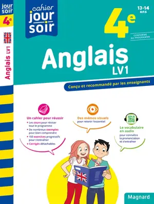 Anglais LV1 4e, 13-14 ans : conforme au programme