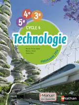 Technologie 5ème, 4ème, 3ème, cycle 4 : programme 2016