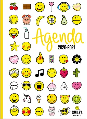 Smiley émoticônes : agenda 2020-2021