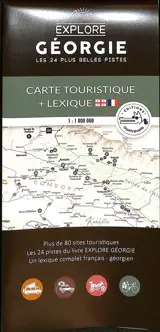 Explore Géorgie : les 24 plus belles pistes : carte touristique + lexique