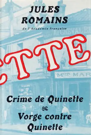 Crime de Quinette. Vorge contre Quinette