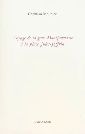 Voyage de la gare Montparnasse à la place Jules-Joffrin
