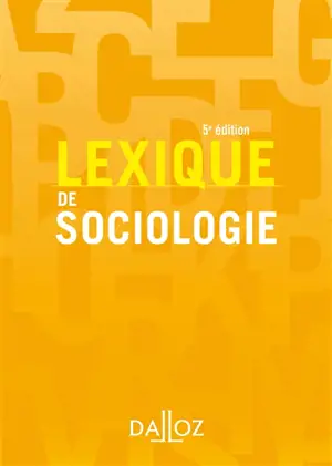 Lexique de sociologie