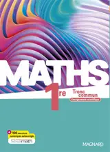 Maths 1re tronc commun : enseignement scientifique