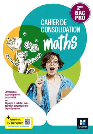 Maths 2de bac pro : cahier de consolidation
