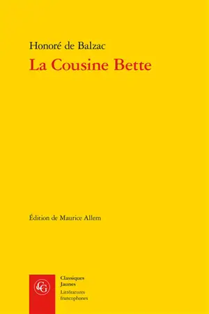 La cousine Bette