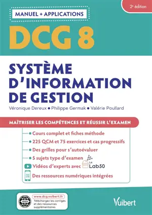 DCG 8, système d'information de gestion : manuel + applications