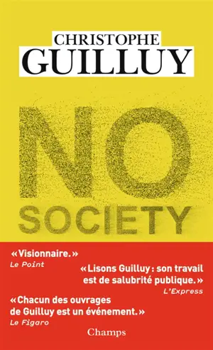 No society : la fin de la classe moyenne occidentale