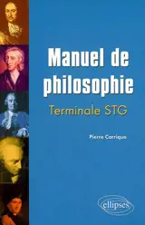 Manuel de philosophie terminale STG