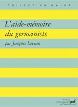 L'aide-mémoire du germaniste