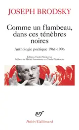 Comme un flambeau, dans ces ténèbres noires : anthologie poétique, 1961-1996