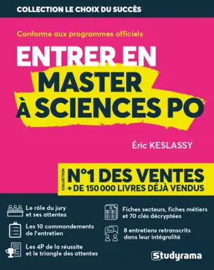 Entrer en master à Sciences Po : conforme aux programmes officiels