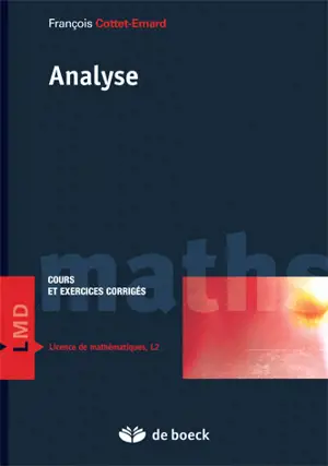 Analyse : cours et corrigés