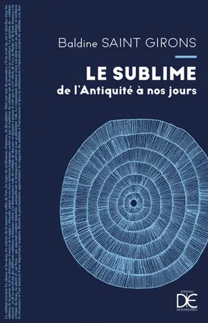 Le sublime de l'Antiquité à nos jours