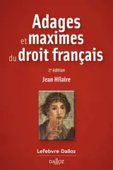 Adages et maximes du droit français
