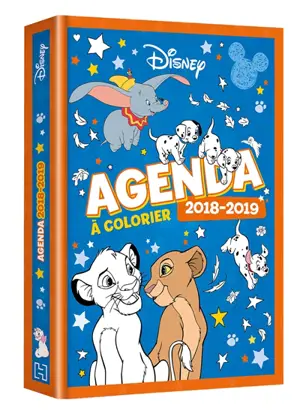 Disney : agenda à colorier 2018-2019