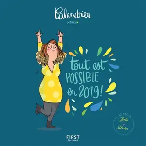 Calendrier Mathou : tout est possible en 2019 ! : 12 mois, janvier-décembre
