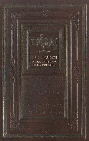 Les psaumes de David : Tehilim. Cantique de la création : avec les règles de lecture et le recueil de prières pour toute circonstance