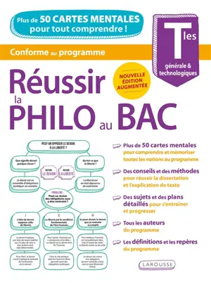 Réussir la philo au bac en cartes mentales : terminales générale & technologiques