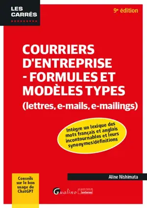 Courriers d'entreprise : formules et modèles types (lettres, e-mails, e-mailings)