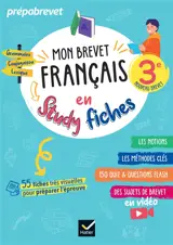 Mon brevet français en Study fiches 3e : nouveau brevet