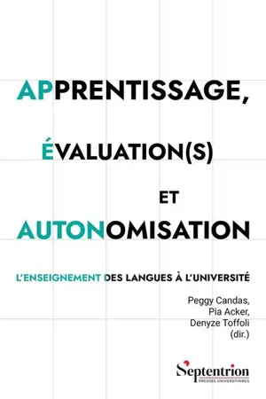Apprentissage, évaluation(s) et autonomisation : l'enseignement des langues à l'université