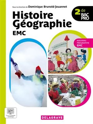 Histoire géographie EMC 2de bac pro : 2025