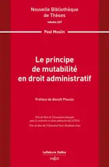 Le principe de mutabilité en droit administratif