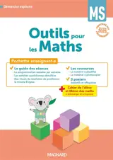 Outils pour les maths MS : pochette enseignant.e : démarche explicite, conforme aux programmes