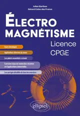 Electromagnétisme : licence, CPGE