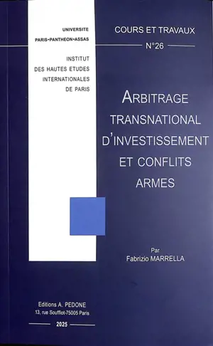 Arbitrage transnational d'investissement et conflits armés