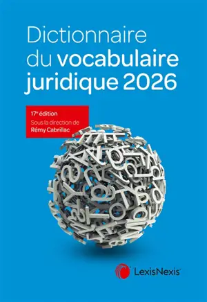 Dictionnaire du vocabulaire juridique 2026