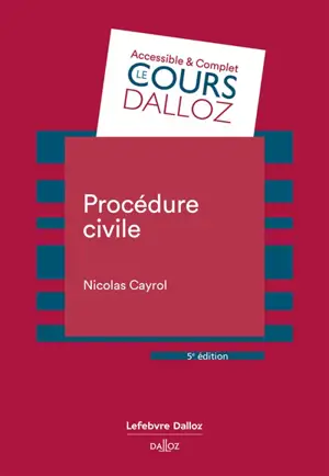 Procédure civile : 2025