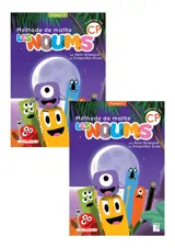 Les Noums, méthode de maths CP : fichier de l'élève : programmes 2025