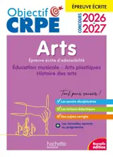 Arts : éducation musicale, arts plastiques, histoire des arts : épreuve écrite d'admissibilité, concours 2026 et 2027