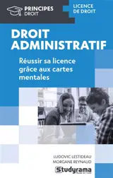 Droit administratif : l'essentiel de la licence en cartes mentales