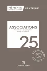 Associations : fondations, congrégations, fonds de dotation : 2025