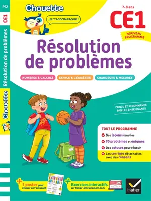 Résolution de problèmes CE1, 7-8 ans : nouveau programme
